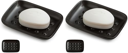 Miamolo Soap Dish, Ceramic Soap Holder Shower Soap Dish by Miamolo