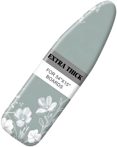 Ironing Board Cover 15"x54"，Standard Ironing Board Replacement Cover，Easy Fit by seewan