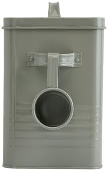 Bloomingville 3 Piece Grey Metal Laundry Powder Container - Image 4