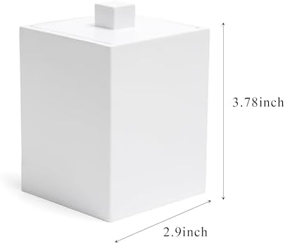 Bathroom Qtip Holder, Resin Cotton Swab Holder - Image 2
