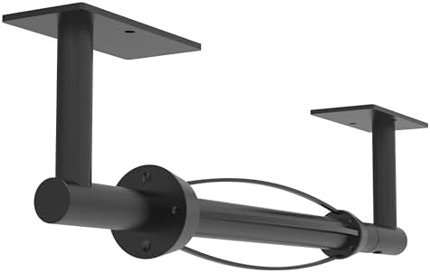 Black Paper Towel Holder Under Cabinet by WZKALY