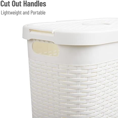 Mind Reader Slim Laundry Hamper - Image 4