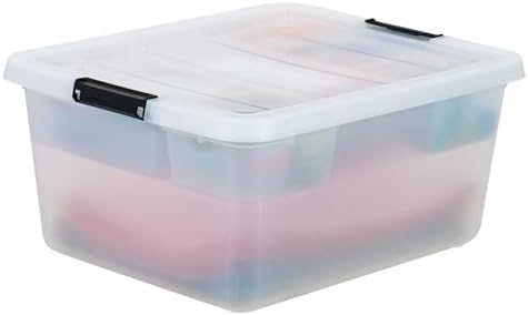 IRIS USA 18 Quart Clear Storage Organizer - Image 6