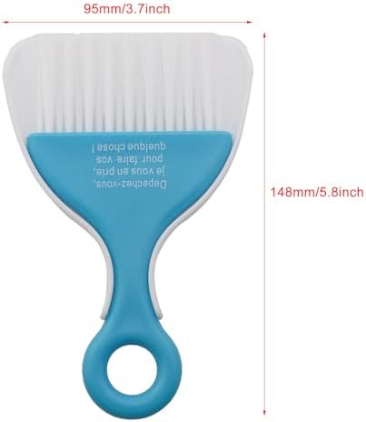 2PCS PP Plastic Small Broom and Dustpan Set Compact Desktop Sweeper - Image 2