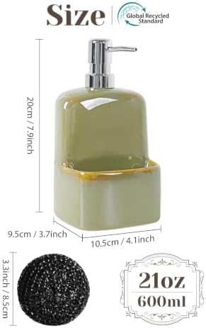 INGOFIN Ceramic Dish Soap Dispenser - Image 2