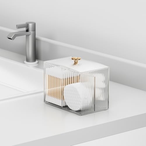3 Slots Clear Plastic Q Tip Holder - Image 5