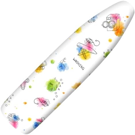 Extra Thick Ironing Board Cover and Pad, 15x54 Ironing Board Cover, Resist by Cliduli