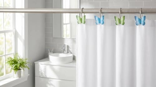 12 Pack Butterfly Shower Curtain Hooks - Image 4