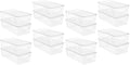 Vtopmart 8pcs Clear Organizers and Storage Bins by Vtopmart