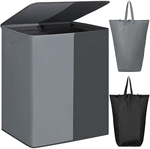 WOWLIVE Double Laundry Hamper by WOWLIVE