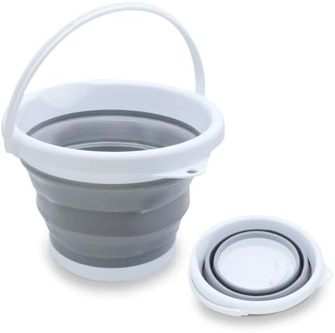 CHILDLION Collapsible Bucket 5L, Foldable Mop Bucket Car Wash Buckets by Unknown