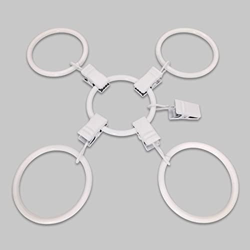 LLPJS 20 Pack Metal Curtain Rings - Image 5