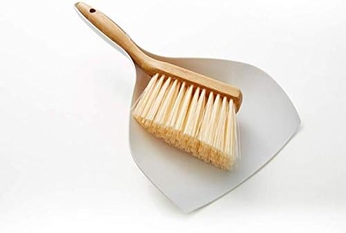 Small Broom And Dustpan Bucket Set Japanese-style Mini Bamboo Handle - Image 2