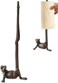Frog Paper Towel Holder 16.5'' Cast Iron Paper Towel Holder Funny Toilet Paper by mozhixue