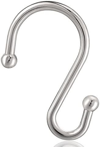 Nickel Shower Curtain Hooks, Rust Proof Shower Curtain Rings - Image 3