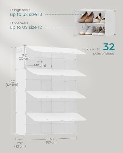 SONGMICS Shoe Rack, 8-Tier - Image 3