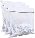 Lingerie bags for laundry, large mesh laundry bags, Delicates Bags for Washing by QiNZiN
