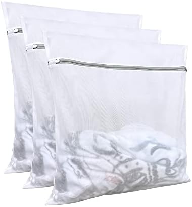Lingerie bags for laundry, large mesh laundry bags, Delicates Bags for Washing by QiNZiN