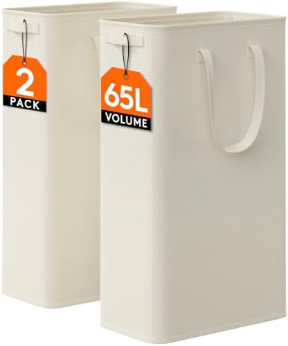 Lifewit 2 Pack Slim Laundry Hamper by Lifewit