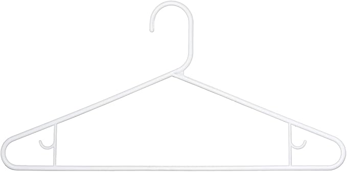 Clorox White Plastic Clothes Hangers – 10 Pack | Ideal - Image 4