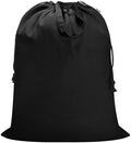 Canvas Laundry Bag 33"Wx 35"H, Extra Large Heavy Duty Hamper Liner, XL Black by CALACH
