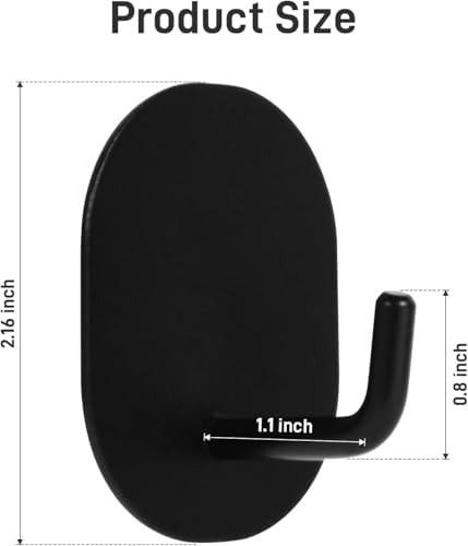 Magnetic Hooks 4 Pack, 2 LBS Heavy Duty Magnetic Hooks - Image 2
