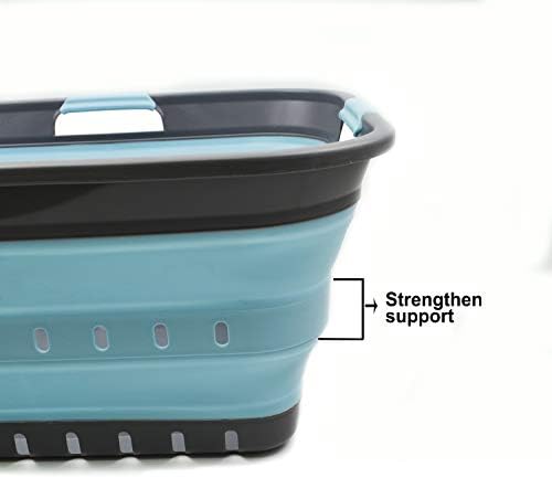 SAMMART 42L Collapsible Plastic Laundry Basket - Image 4