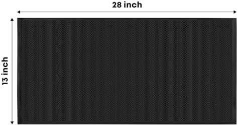 Artoid Mode 100% Cotton Black Waffle Weave Kitchen Dish Cloths, 13x28 Inch - Image 6
