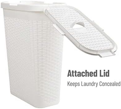 Mind Reader 40L Slim Laundry Hamper - Image 5