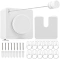 15.7Ft Retractable Clothesline Indoor, Non-Sagging Outdoor Clothesline by Unknown