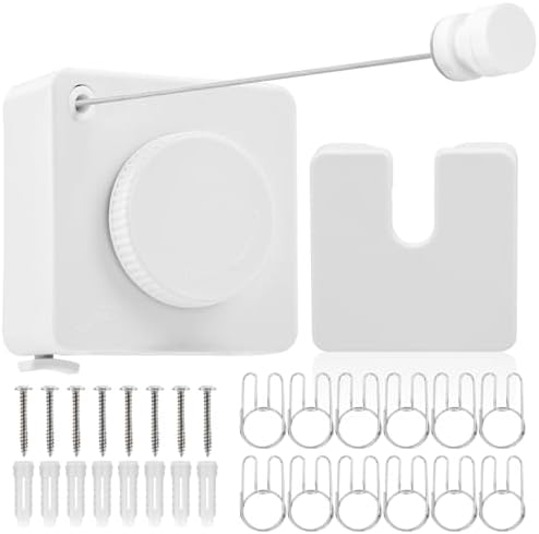 15.7Ft Retractable Clothesline Indoor, Non-Sagging Outdoor Clothesline by Unknown