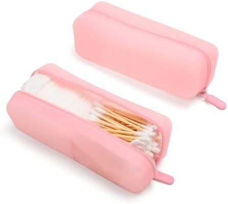 Cotton Pad Swab Travel Case, 2-in-1 Waterproof Organizer - Image 2
