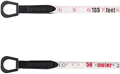 QWORK Open Reel Tape Measure, Fibreglass Surveyors Tape, 50M /165 FT - Image 4