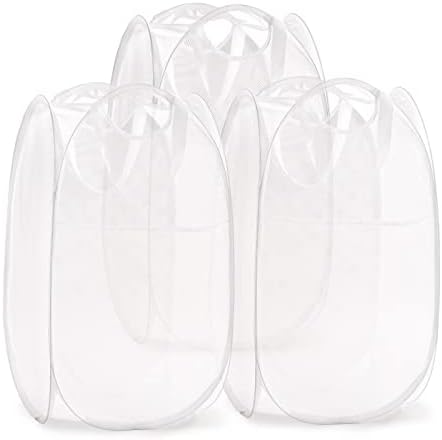 TECHMILLY Collapsible Mesh Pop Up Laundry Hamper by TECHMILLY
