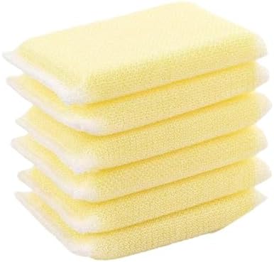 6-Pack PuoWeo Kitchen Sponges Non-Scratch Heavy Duty Dish Sponge Cleaning by Unknown