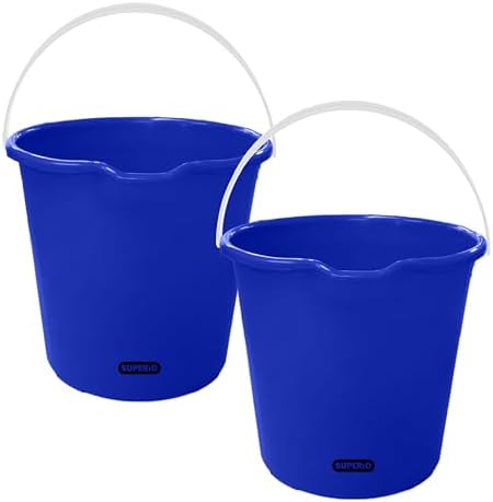 Superio 2.75 Gallon Bucket, Plastic Cleaning Pail by Superio