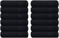 GLAMBURG Ultra Soft 12-Piece Washcloths Set 13x13-100% Ringspun Cotton by GLAMBURG