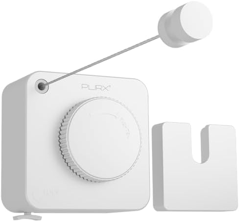 Retractable Clothesline Indoor, Non-Sagging Outdoors Clothesline Retracting by PLIRX