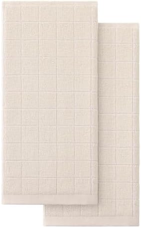 Homaxy 100% Cotton Terry Kitchen Towels, 2 Pack by Homaxy