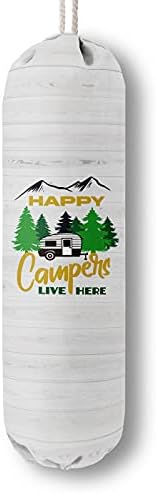 Happy Campers Grocery Bags Holder Organizer, Wall Mount Plastic Bags Storage by HiLus