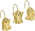 Sunlit Ghost Shower Curtain Hooks, Home Decorative Shower Curtain Rings by Sunlit
