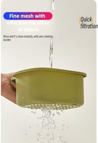 Kitchen Sink Strainer Basket, Faucet Hanging Strainer, Press Automatic Dumping - Image 5