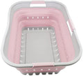 SAMMART 42L Collapsible Plastic Laundry Basket by SAMMART