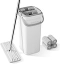 BOSHENG Mop and Bucket Set, Flat Mops by BOSHENG