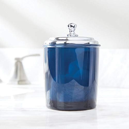 mDesign Bathroom Vanity Storage Organizer Apothecary Canister Jar - Image 2