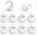 Mini Magnetic Hooks, Space-Saver by NogmeTaa