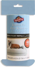 Spotty Jumbo Extra Sticky, Adhesive Lint Roller Refill, Pet Cat & Dog Hair by RoyalPetIncorporated