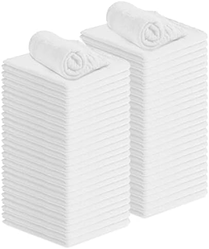 Avalon Towels Cotton Shop Rags – Size 12x14 Inches Cleaning Rags – Absorbent by AvalonTowels