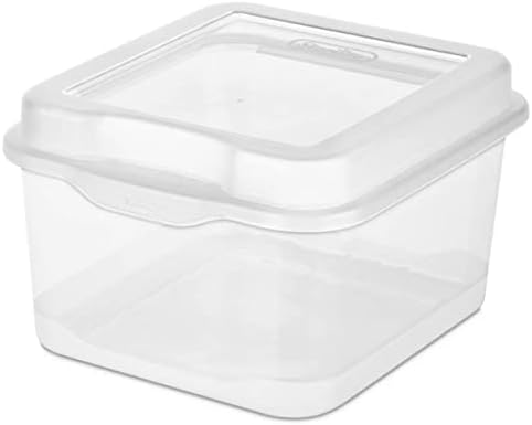 Sterilite FlipTop, Stackable Small Storage Bin - Image 2