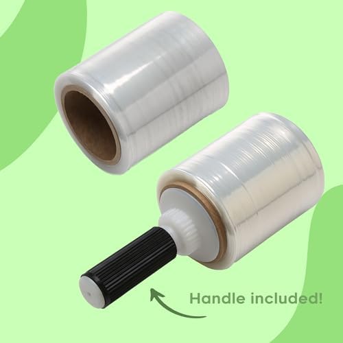 The Boxery 5" x 1, 000 ft Clear Hand Stretch Wrap - Image 5